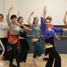Krisenna teaching a dance class